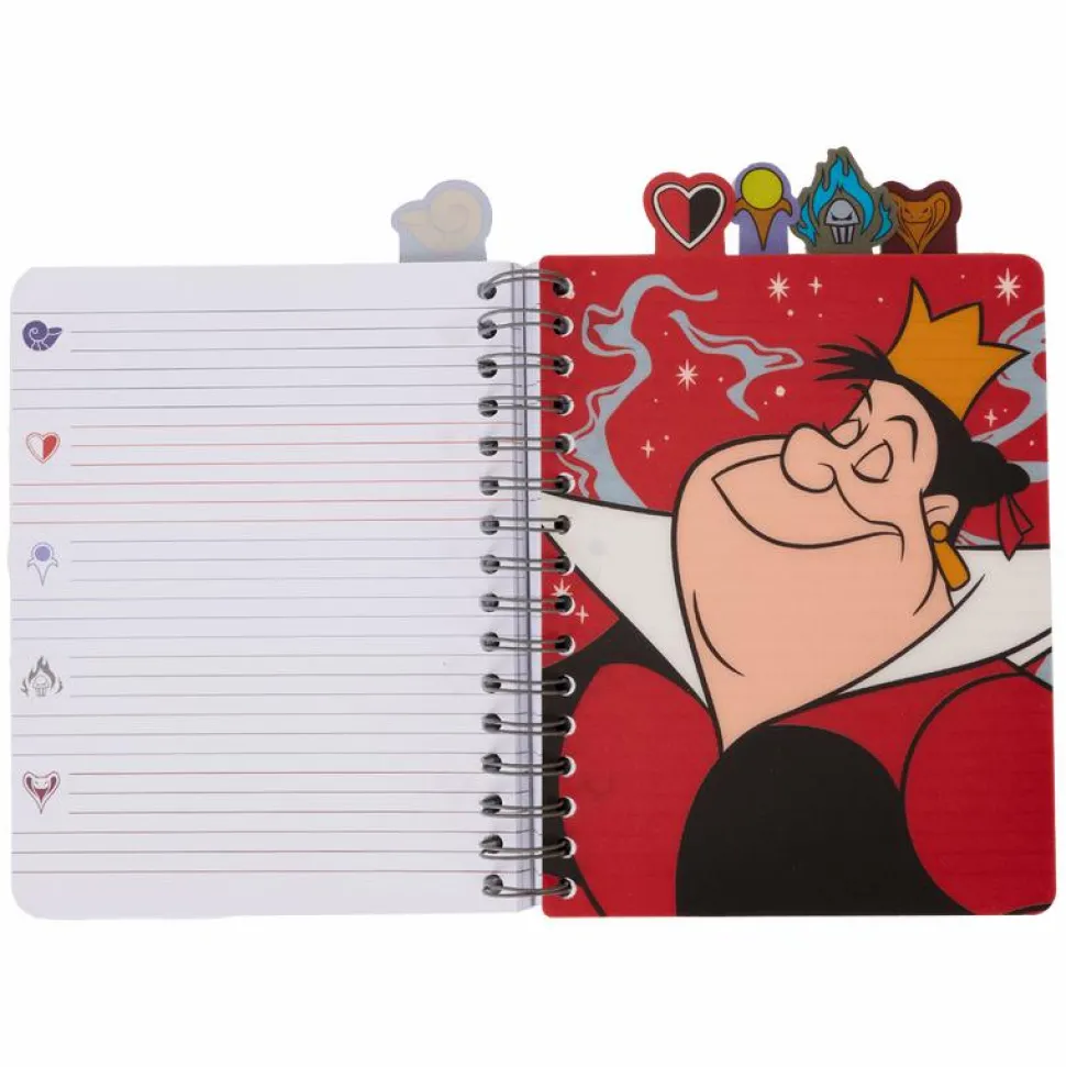 Disney Villains - Iridescent 8" Spiral Tab Journal