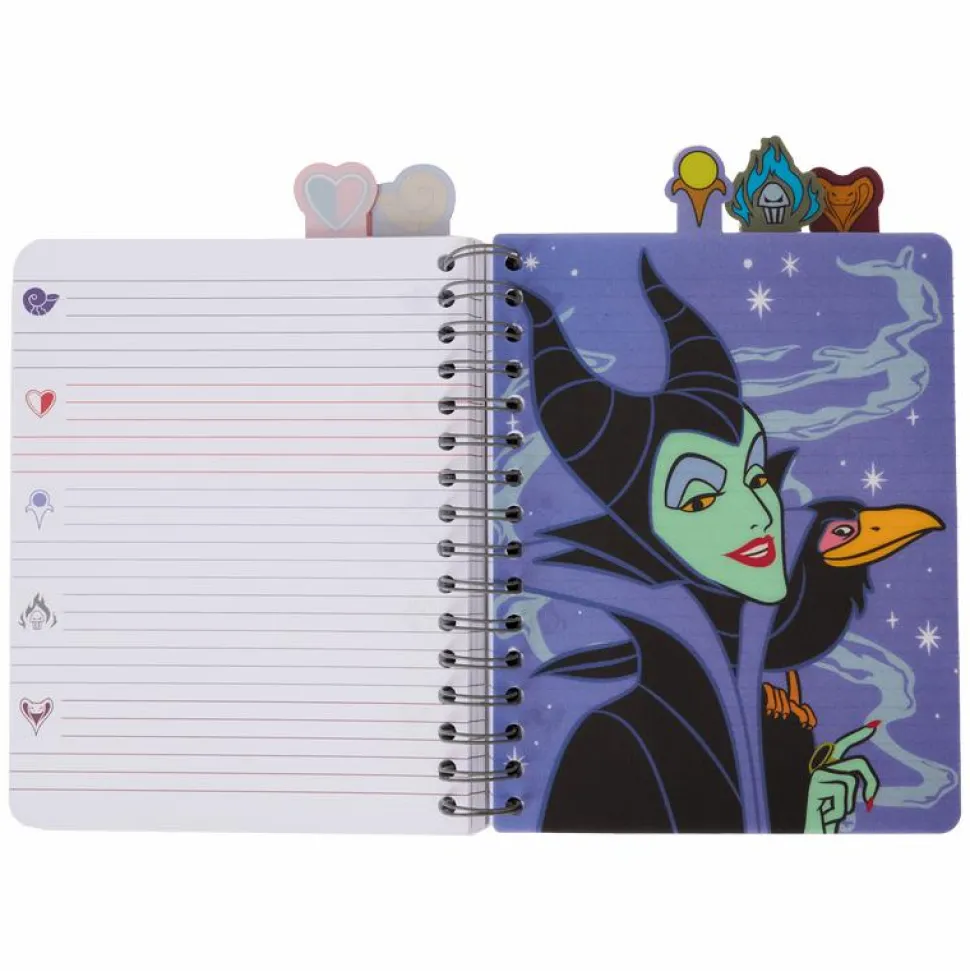 Disney Villains - Iridescent 8" Spiral Tab Journal