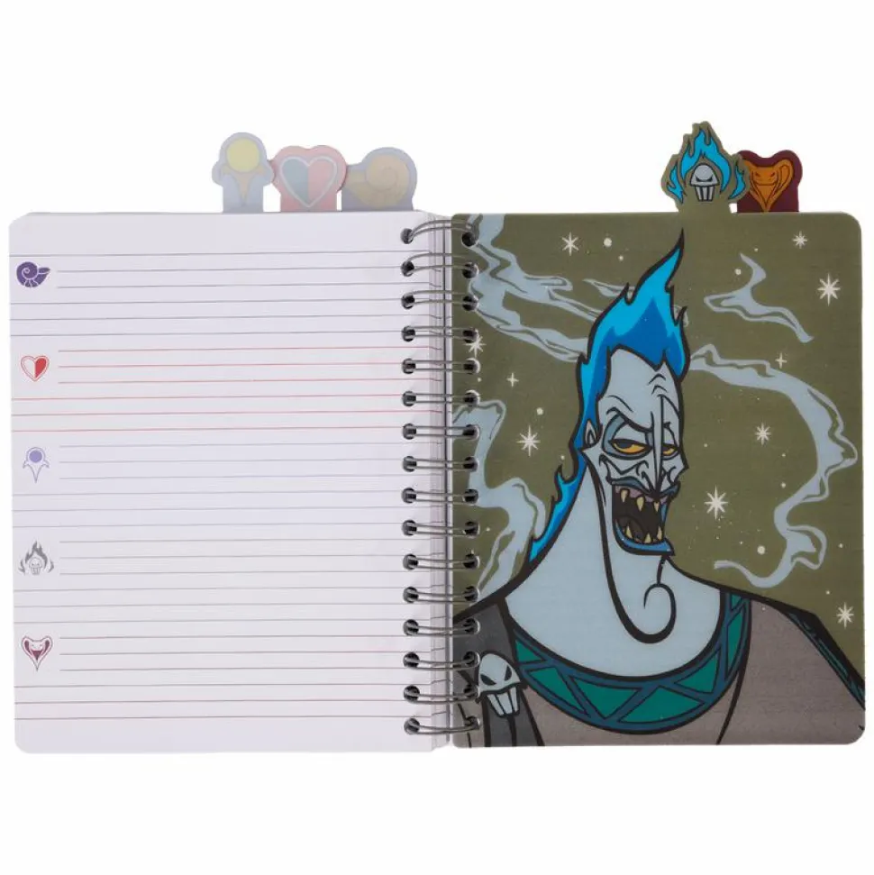 Disney Villains - Iridescent 8" Spiral Tab Journal