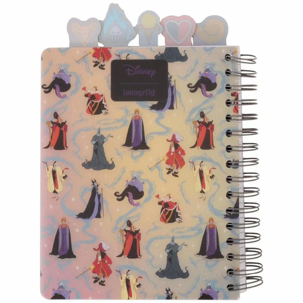 Disney Villains - Iridescent 8" Spiral Tab Journal