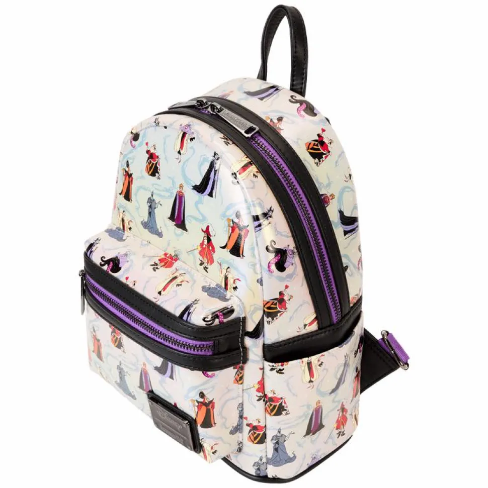 Disney Villains - Iridescent 10" Faux Leather Mini Backpack