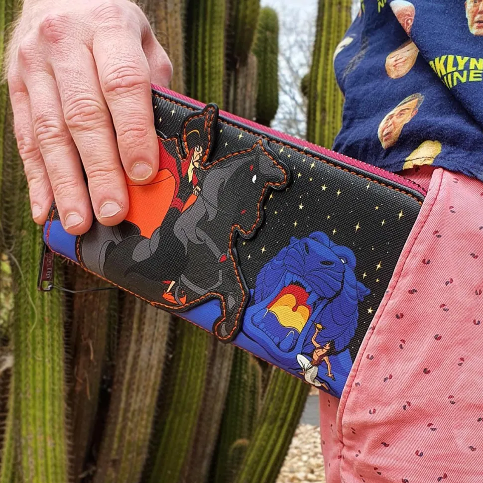 Disney Villains - Jafar Scene 4” Faux Leather Zip-Around Wallet