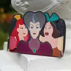 Disney Villains - Lady Tremaine, Anastasia & Drizella Scene 4” Faux Leather Zip-Around Wallet