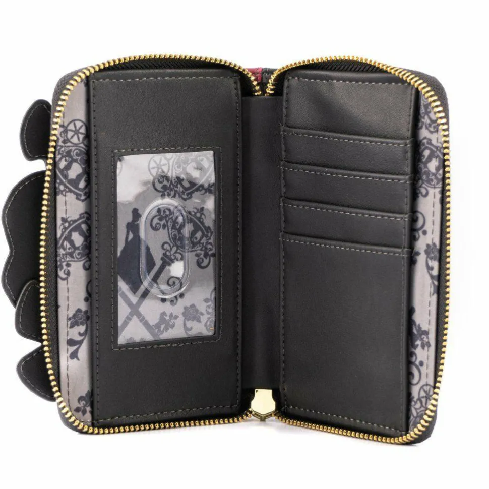 Disney Villains - Lady Tremaine, Anastasia & Drizella Scene 4” Faux Leather Zip-Around Wallet