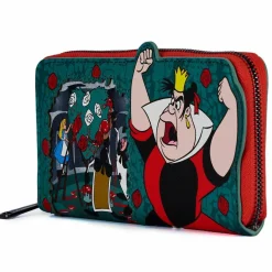 Disney Villains - Queen of Hearts Scene 4” Faux Leather Zip-Around Wallet