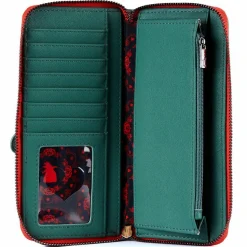 Disney Villains - Queen of Hearts Scene 4” Faux Leather Zip-Around Wallet
