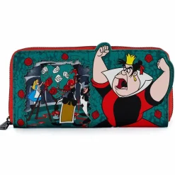 Disney Villains - Queen of Hearts Scene 4” Faux Leather Zip-Around Wallet
