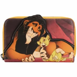 Disney Villains - Scar Scene 4” Faux Leather Zip-Around Wallet