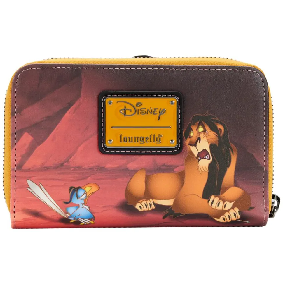 Disney Villains - Scar Scene 4” Faux Leather Zip-Around Wallet