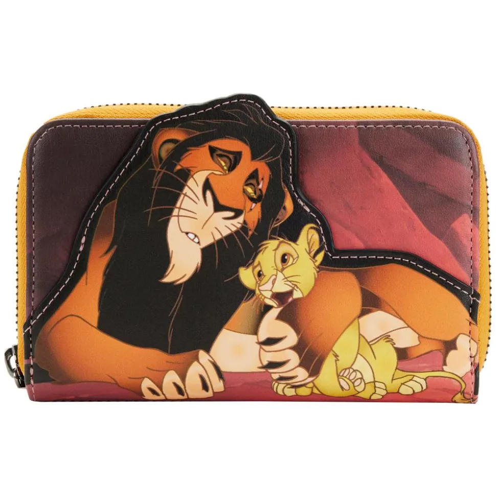 Disney Villains - Scar Scene 4” Faux Leather Zip-Around Wallet