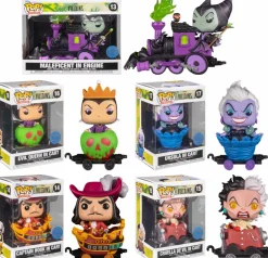 Disney Villains - Train Engine & Carts Pop! Vinyl Figure Bundle (Funko / Popcultcha Exclusive) (Set of 5)