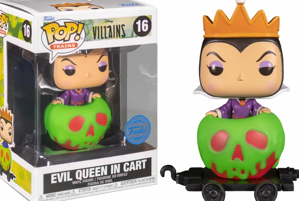 Disney Villains - Train Engine & Carts Pop! Vinyl Figure Bundle (Funko / Popcultcha Exclusive) (Set of 5)
