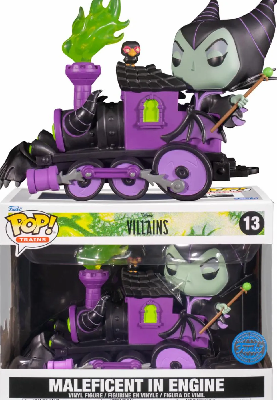 Disney Villains - Train Engine & Carts Pop! Vinyl Figure Bundle (Funko / Popcultcha Exclusive) (Set of 5)