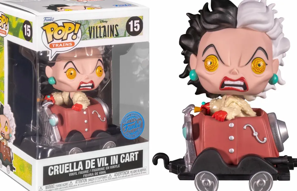 Disney Villains - Train Engine & Carts Pop! Vinyl Figure Bundle (Funko / Popcultcha Exclusive) (Set of 5)