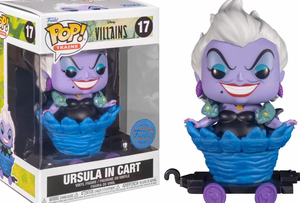 Disney Villains - Train Engine & Carts Pop! Vinyl Figure Bundle (Funko / Popcultcha Exclusive) (Set of 5)