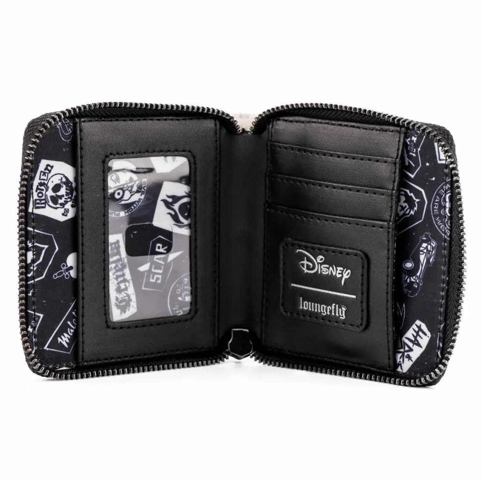 Disney Villains - Villains Club Polaroid 4” Faux Leather Zip-Around Wallet