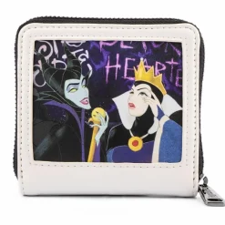 Disney Villains - Villains Club Polaroid 4” Faux Leather Zip-Around Wallet