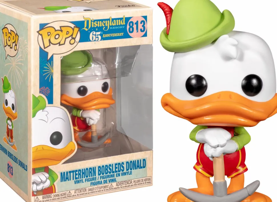 Disneyland: 65th Anniversary - Matterhorn Bobsleds Donald Duck Pop! Vinyl Figure
