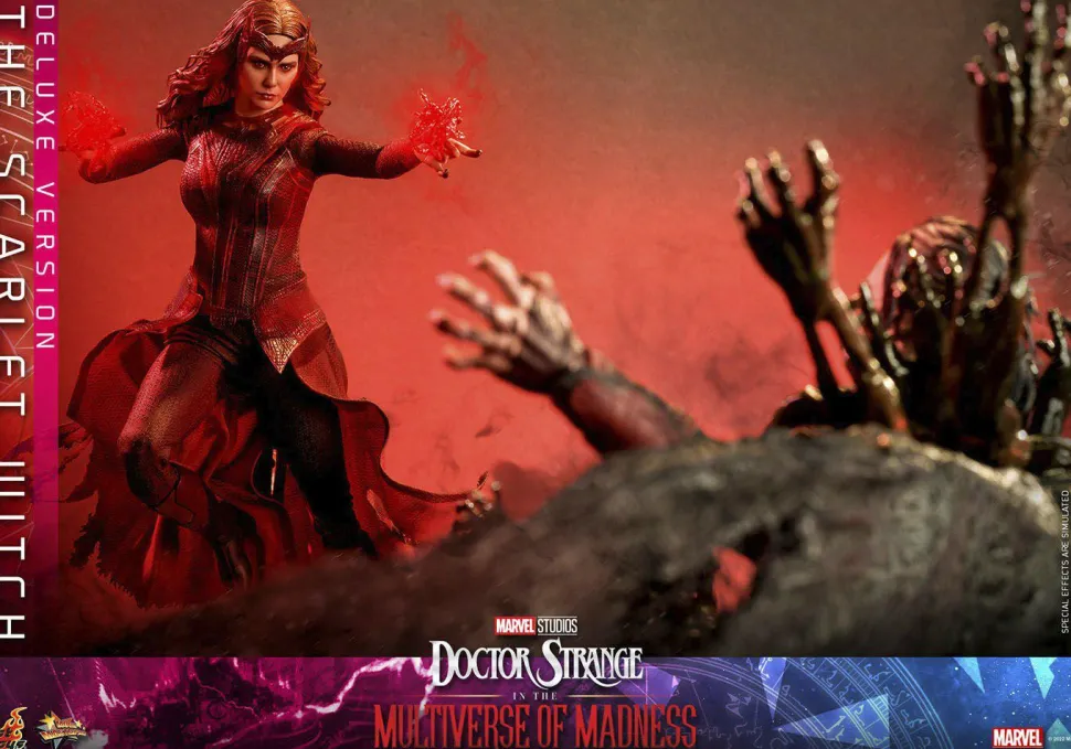 Doctor Strange in the Multiverse of Madness - The Scarlet Witch Deluxe 1/6th Scale Hot Toys Action Figure