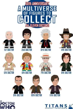 Doctor Who - 11 Doctors 3" Titan Vinyl Mini Figure Single Blind Box