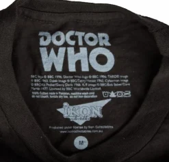 Doctor Who - Dalek Supreme Retro Black Female T-Shirt