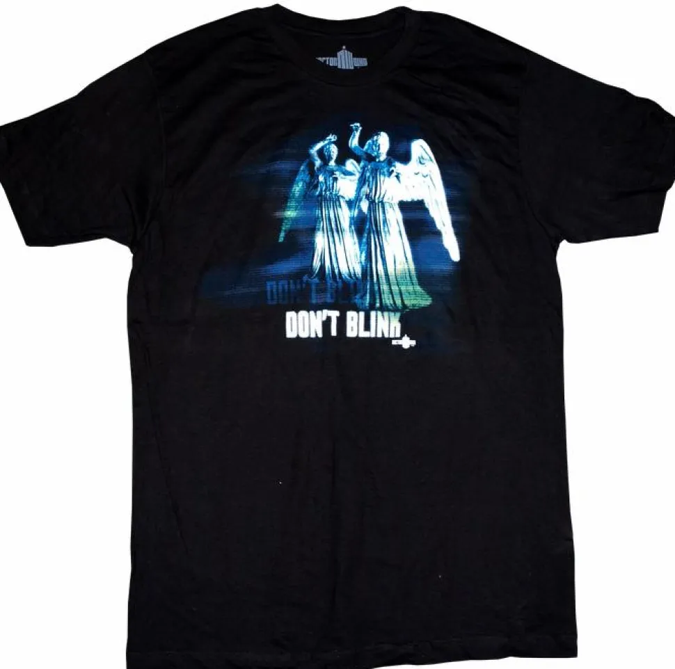 Doctor Who - Don't Blink Weeping Angel Black Male T-shirt
