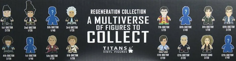 Doctor Who - Regeneration Collection Titan Vinyl Mini Figures Blind Box