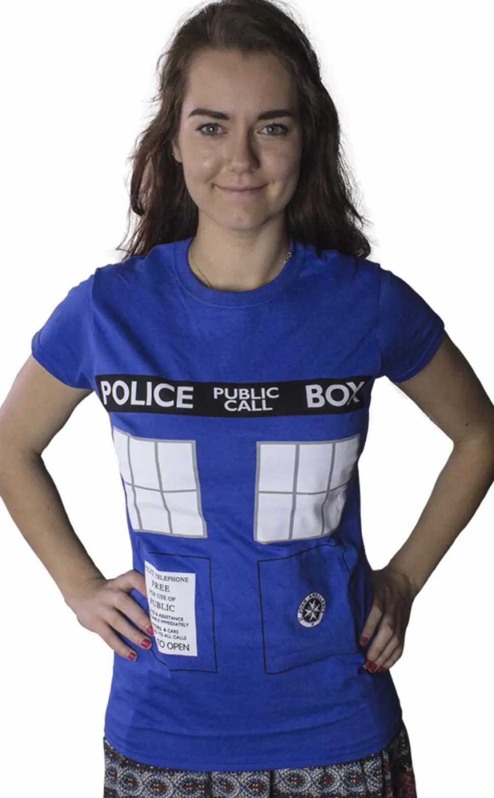 Doctor Who - TARDIS Blue Female T-Shirt