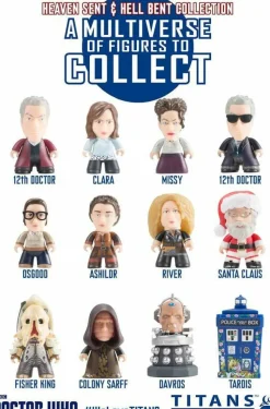 Doctor Who - 12th Doctor Heaven Sent & Hell Bent Titans Vinyl Mini Figure Single Blind Box