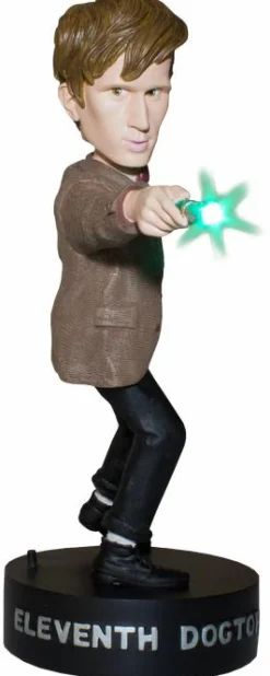 Doctor Who - 11th Doctor Matt Smith Bobble Head With Light-Up Sonic Screwdriver (Int Sales Only)