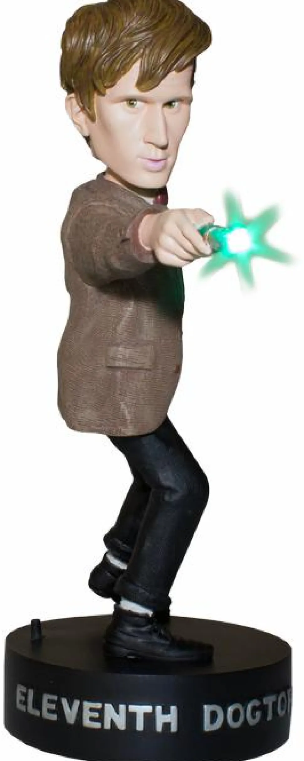 Doctor Who - 11th Doctor Matt Smith Bobble Head With Light-Up Sonic Screwdriver (Int Sales Only)