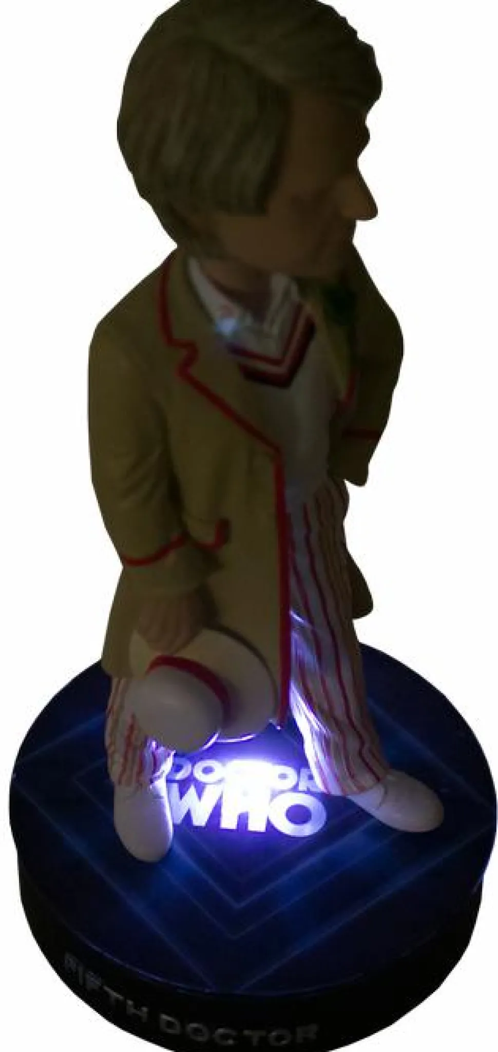 Doctor Who - 5th Doctor Peter Davison Bobble Head With Light-Up Base (Int Sales Only)