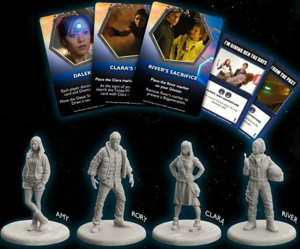 Doctor Who - Time of the Daleks: River, Amy, Clara & Rory Friends Board Game Expansion