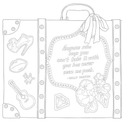 Dolly Parton - An Unofficial Colouring Book: Be A Diamond: Decades of Dolly Parton's Style Paperback Book