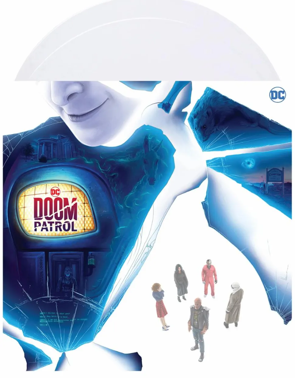 Doom Patrol (2019) - Season One Original Television Soundtrack by Clint Mansell & Kevin Kiner 2xLP Vinyl Record (White Vinyl)