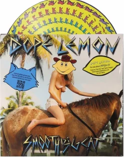 Dope Lemon - Smooth Big Cat LP Vinyl Record (Yellow Zoetrope Picture Disc)