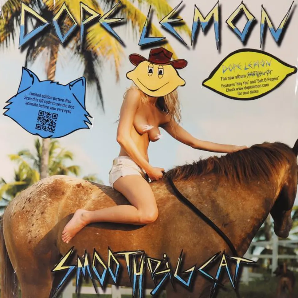 Dope Lemon - Smooth Big Cat LP Vinyl Record (Turquoise Blue Coloured Vinyl)