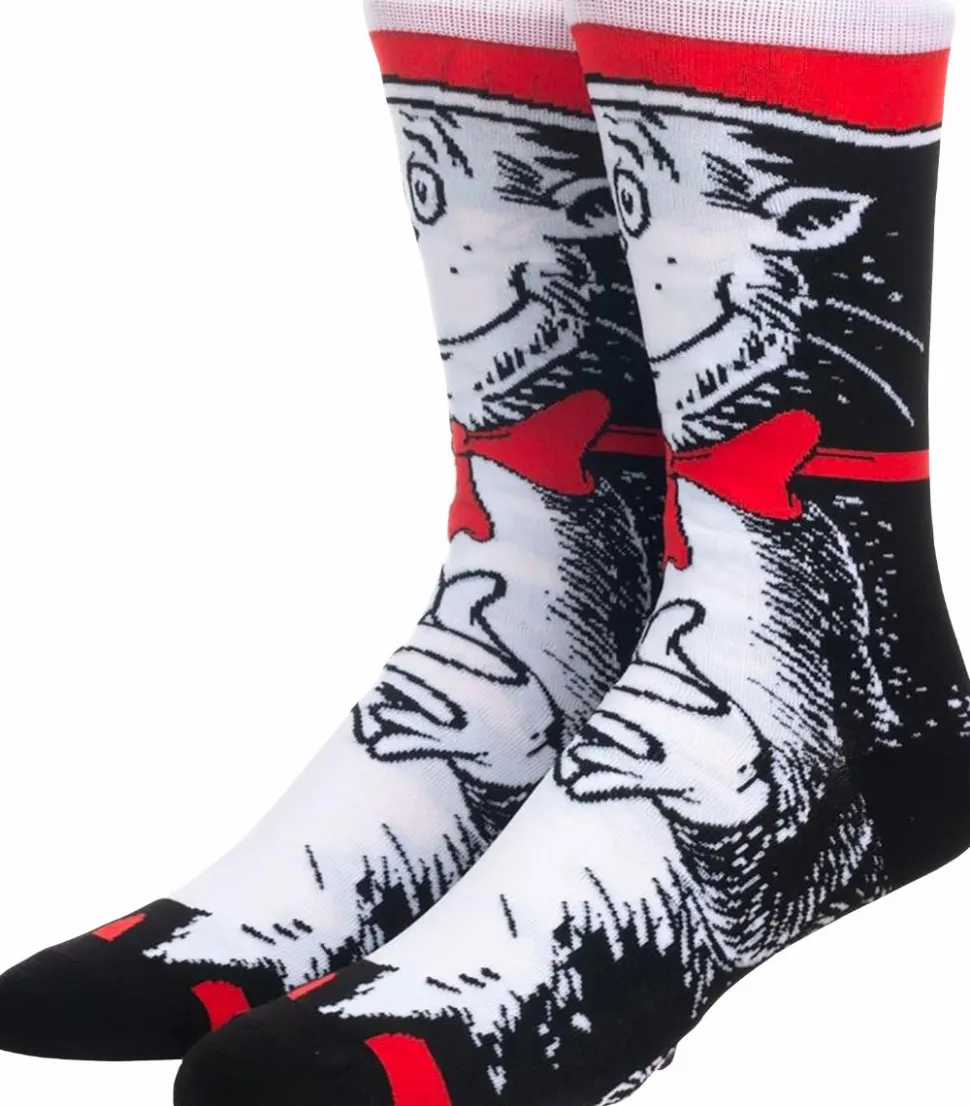 Dr. Seuss - Cat in the Hat 360 Character Men's Socks