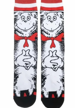 Dr. Seuss - Cat in the Hat 360 Character Men's Socks
