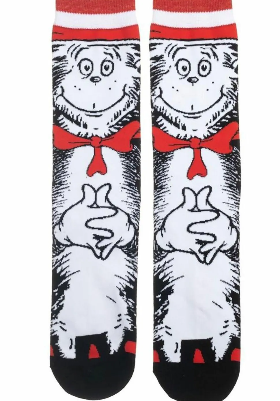 Dr. Seuss - Cat in the Hat 360 Character Men's Socks