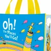Dr Seuss - Oh the Places You’ll Go Recycled Shopper Tote Bag