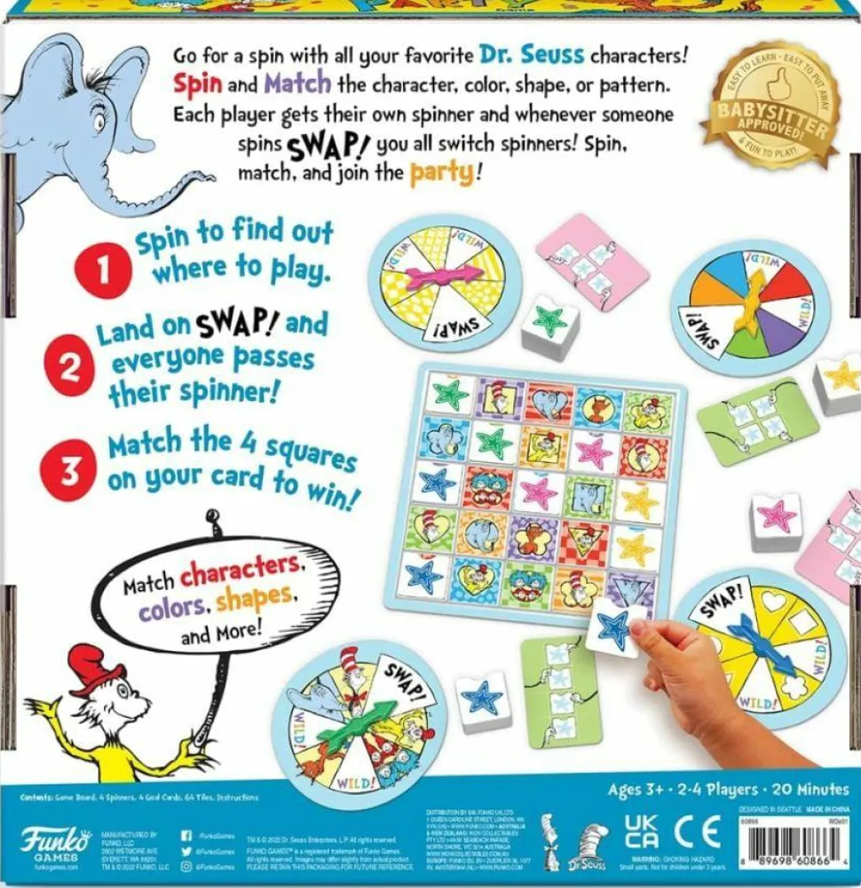 Dr. Seuss - Pattern Party Game