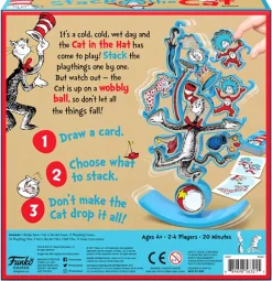Dr. Seuss - Stack with the Cat Party Board Game
