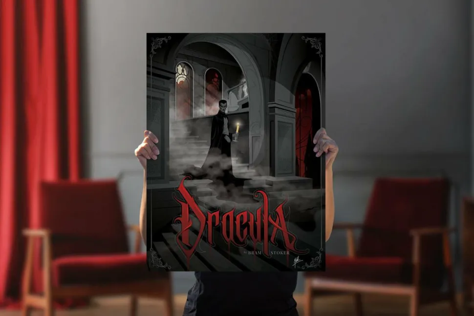 Dracula - Dracula Fine Art Print by Mike Mahle
