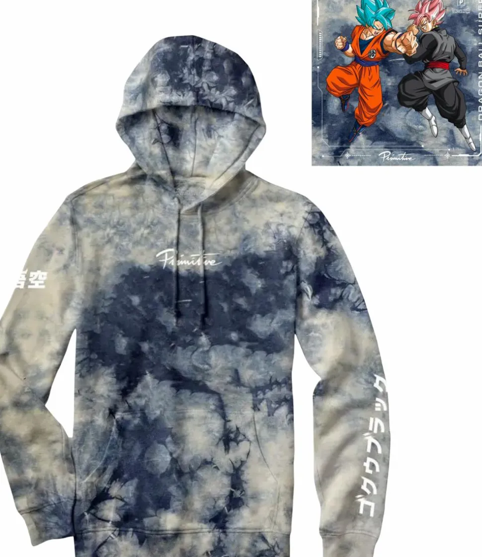 Dragon Ball Super - DBS x Primitive Goku Versus Washed Navy Sweatshirt Hoodie