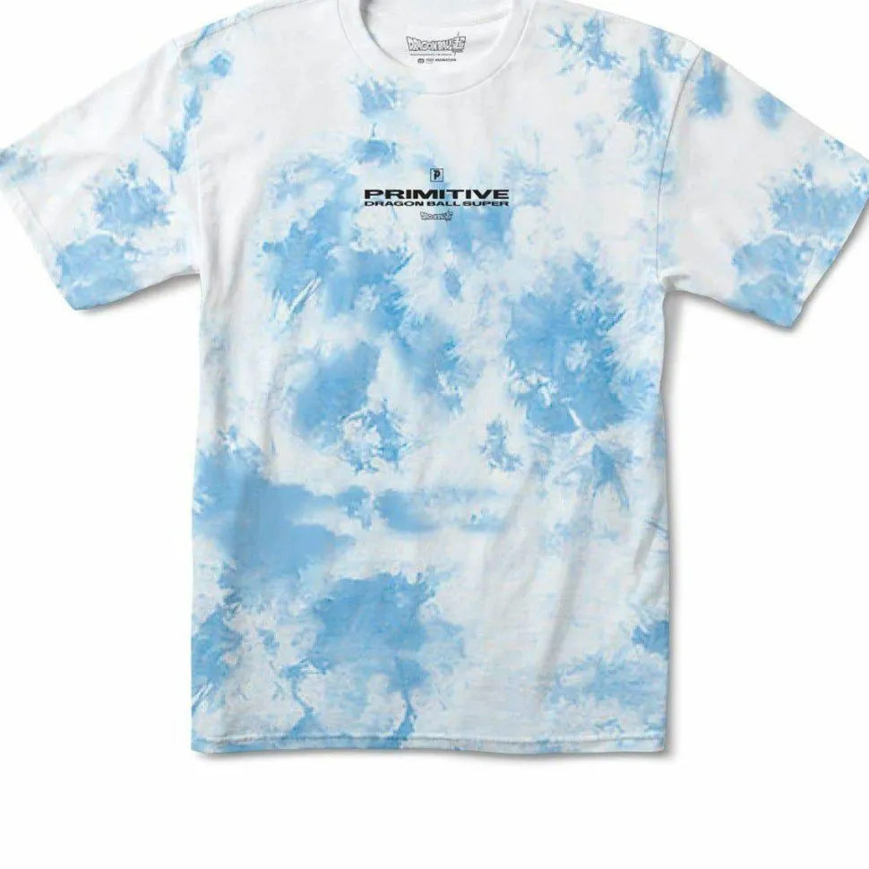 Dragon Ball Super - DBS x Primitive Goku vs. Jiren Survival Washed Light Blue T-Shirt