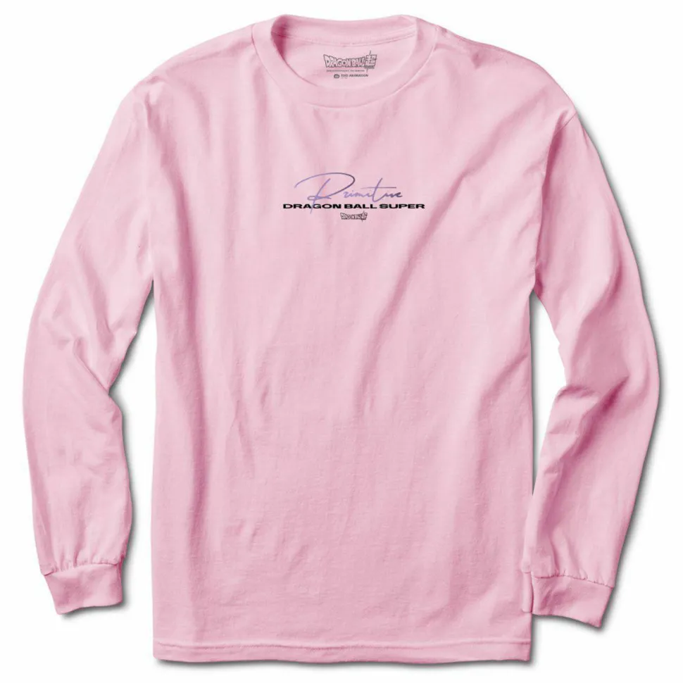 Dragon Ball Super - DBS x Primitive Beerus Orb Pink Long Sleeve T-Shirt