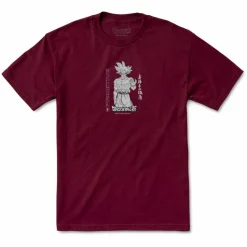 Dragon Ball Super - DBS x Primitive Goku Ultra Instinct Burgandy T-Shirt
