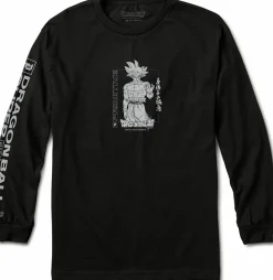 Dragon Ball Super - DBS x Primitive Goku Ultra Instinct Black Long Sleeve T-Shirt