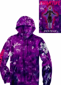 Dragon Ball Super - Dragon Ball x Primitive Goku Black Rose Washed Purple Sweatshirt Hoodie
